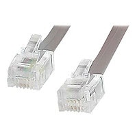 StarTech.com 25 ft RJ11 Telephone Modem Cable - Phone Cable - 25 ft