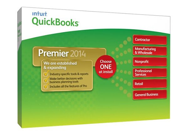 QuickBooks Premier Industry Editions 2014 - box pack