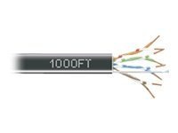 Black Box GigaBase Plus - bulk cable - 1000 ft - black