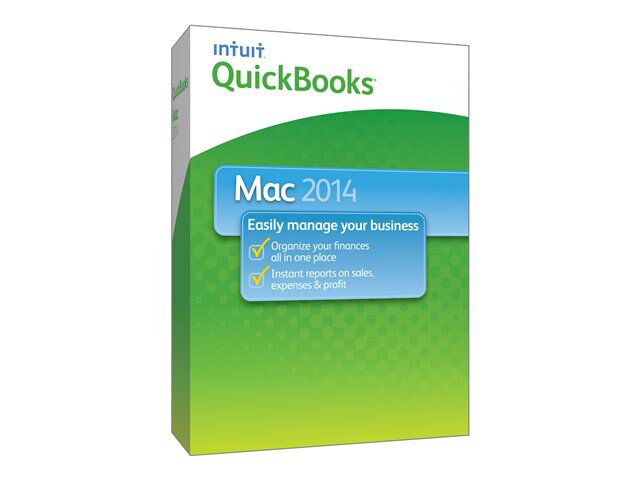 QuickBooks 2014 for Mac - box pack