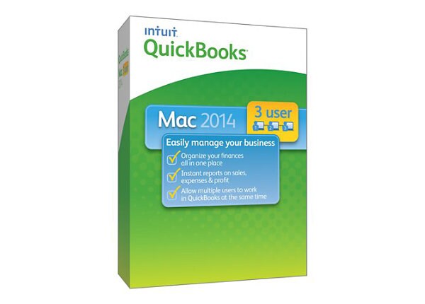 QuickBooks 2014 for Mac - box pack