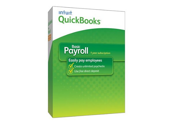 QuickBooks Payroll Basic 2014 - box pack ( 1 year )
