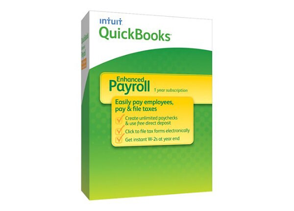 QuickBooks Payroll Enhanced 2014 - box pack ( 1 year )