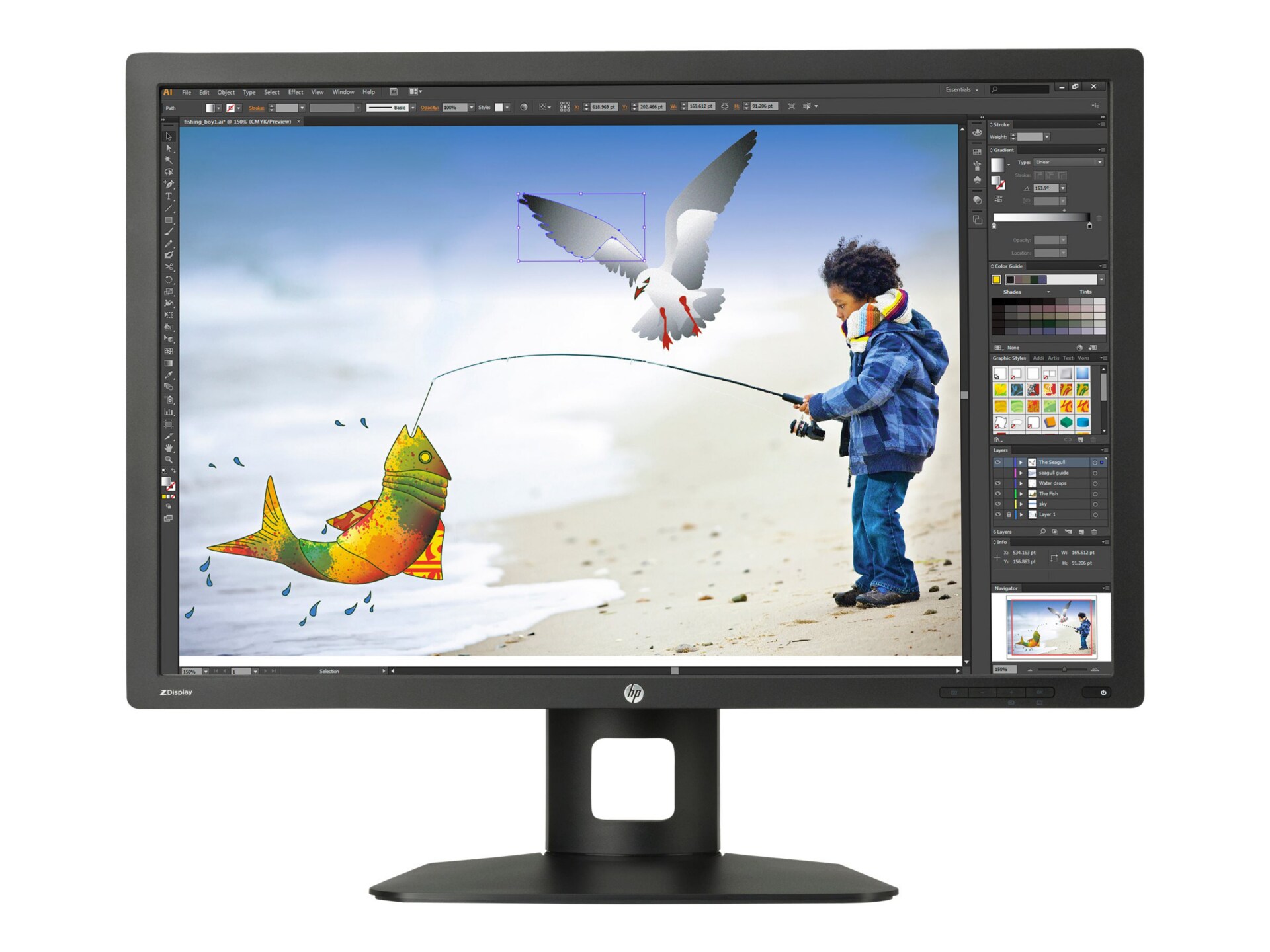 HP Z30i - LED monitor - 30"
