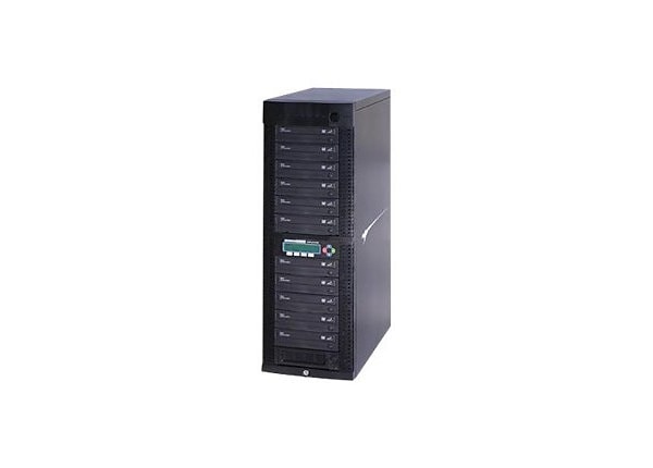 Kanguru Network DVD Duplicator 11 Target 24x with Internal Hard Drive - DVD duplicator - USB 2.0/Fast Ethernet -