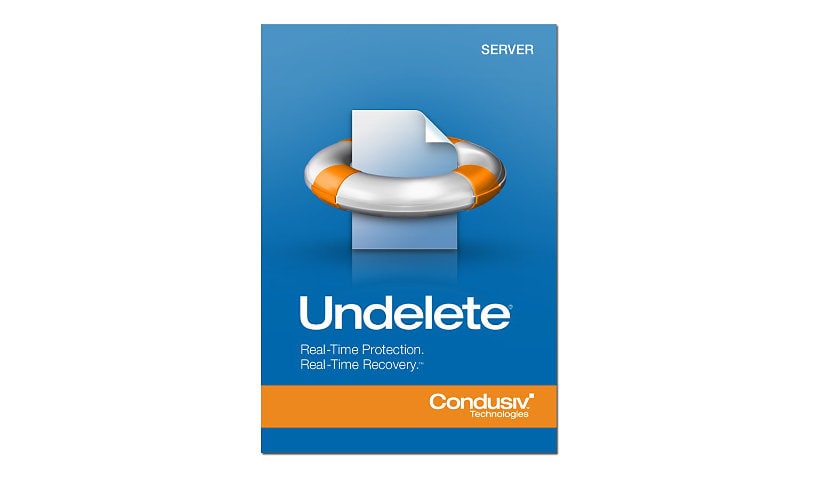 Undelete Server Edition (v. 10) - license - 1 server