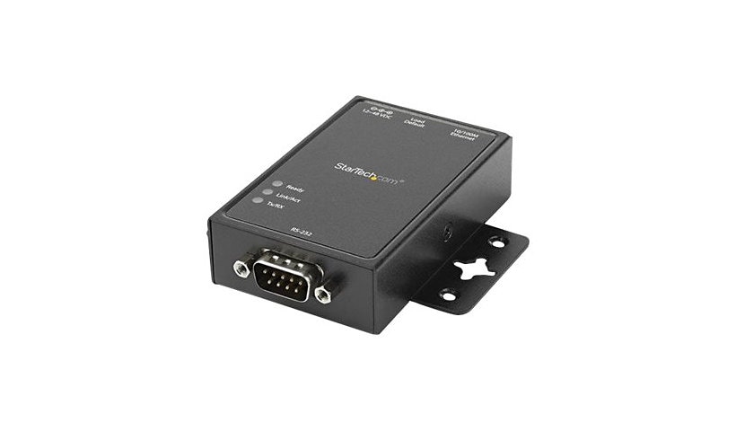 StarTech.com 1 Port RS232 Serial to IP Ethernet Converter / Device Server