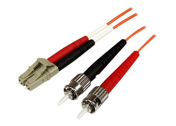 StarTech.com 3m Fiber Optic Cable - Multimode Duplex 50/125 - OFNP - LC/ST