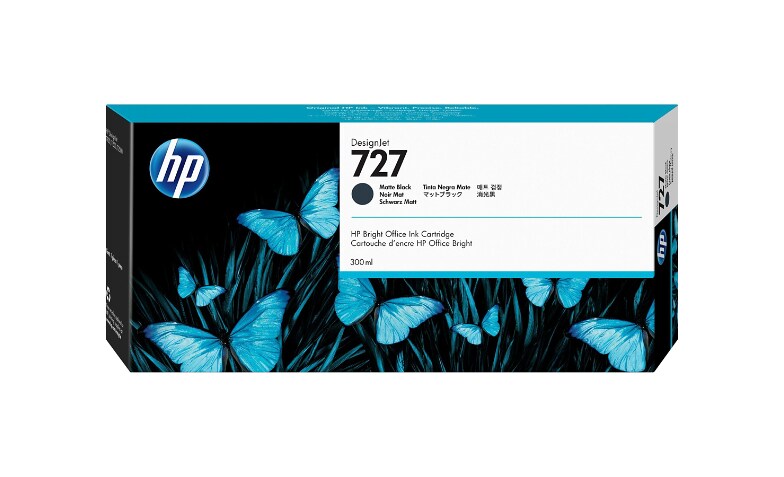 HP 727 (C1Q12A) Original Inkjet Ink Cartridge - Matte Black - 1 Each