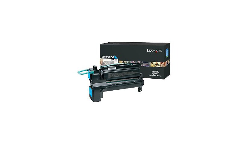 Lexmark - Extra High Yield - cyan - original - toner cartridge - LCCP