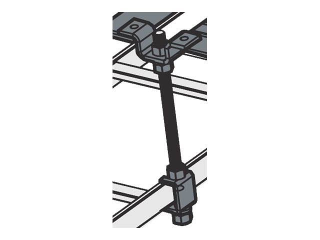 Middle Atlantic CL Series CLH-5/8ROD-12-4 - mounting threaded rod