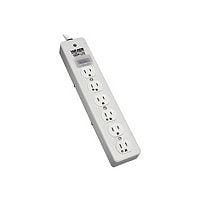 Tripp Lite Surge Protector Power Strip Medical Hospital RT Angle Plug 6 Outlet 6' Cord - surge protector - 1800 Watt