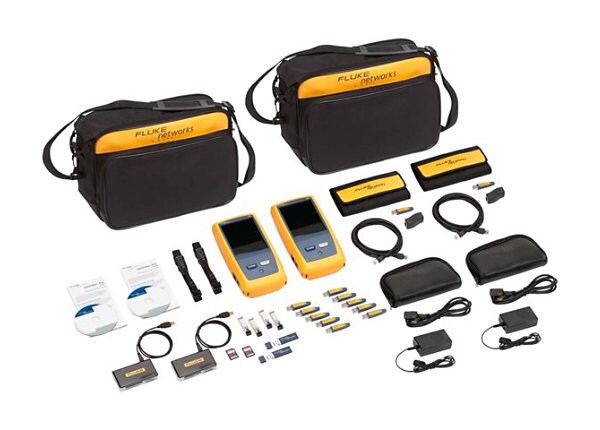 Fluke Networks OneTouch AT Network Assistant with Copper/Fiber LAN, Packet Capture and Advanced Tests options - network