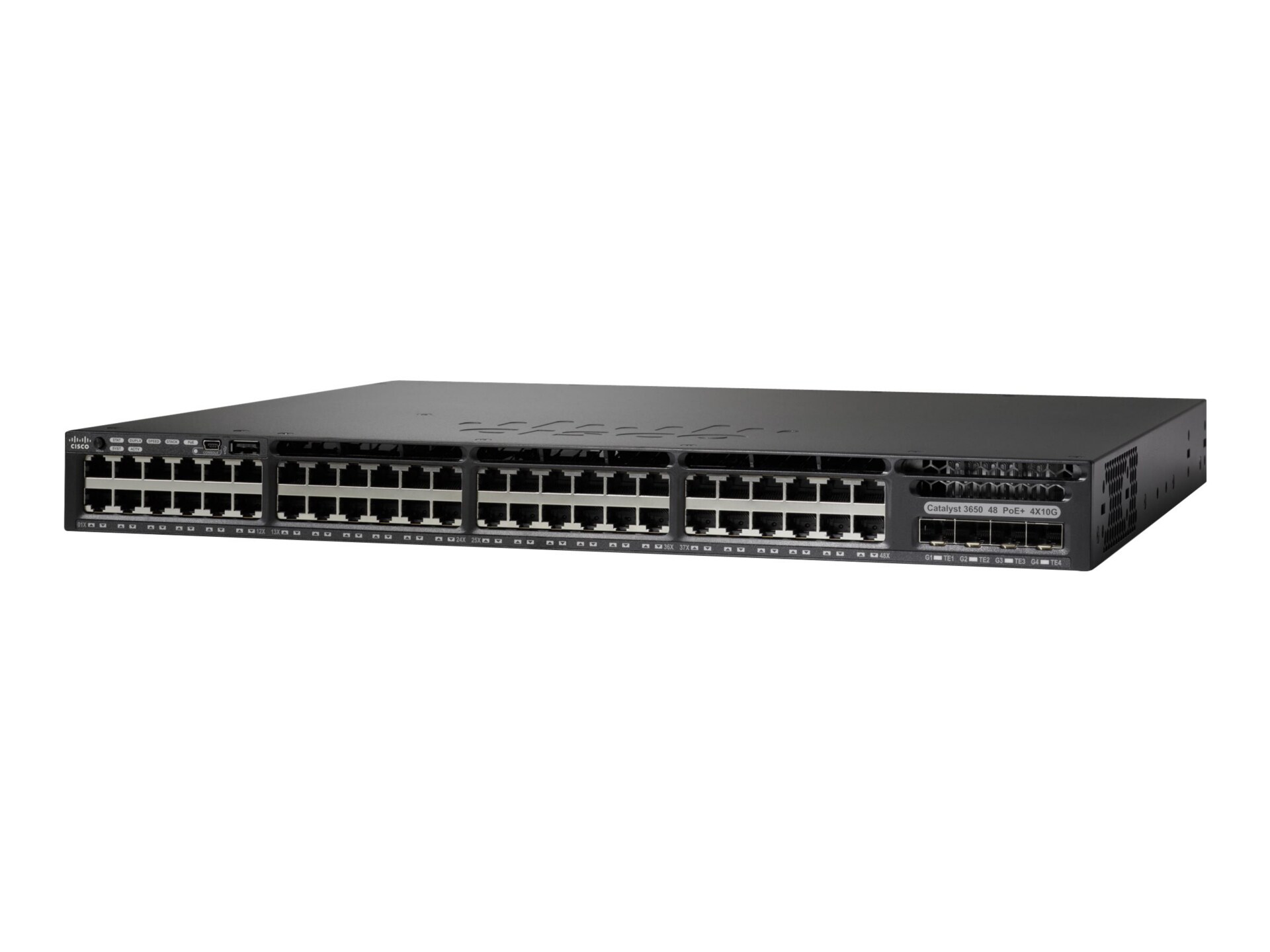 Cisco Catalyst 3650-48PS-S - switch - 48 ports - managed - rack-mountable