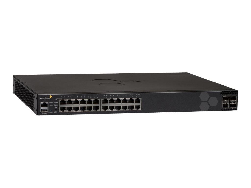 Aerohive Networks SR2024P - switch - 28 ports - managed - rack-mountable