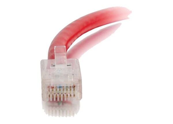 C2G 7ft Cat6 Non-Booted Unshielded (UTP) Ethernet Network Patch Cable - Red - patch cable - 2.1 m - red