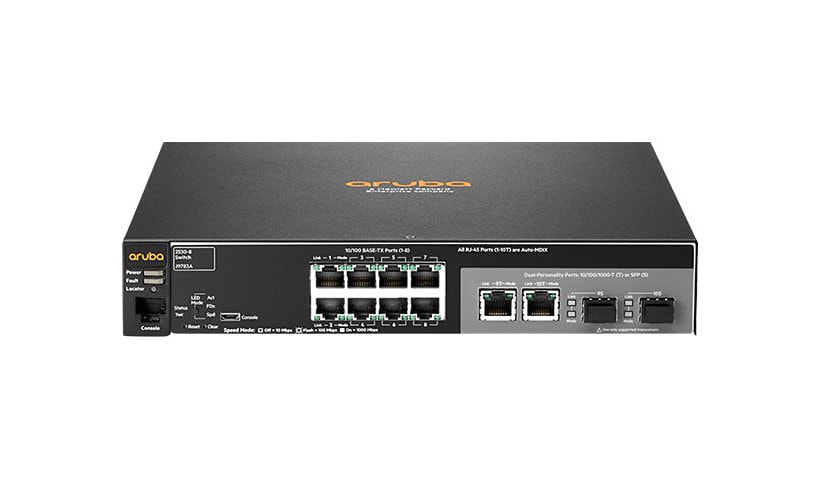 HPE Aruba 2530-8 - switch - 8 ports - managed - rack-mountable