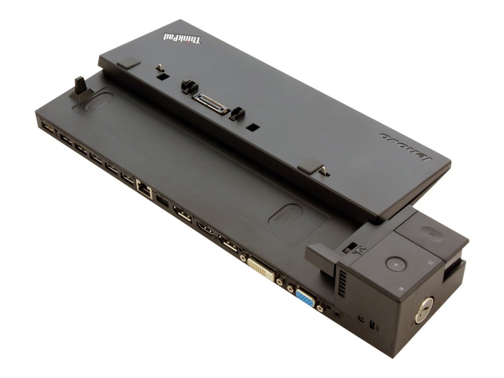 Thumbnail 3 of 4 for Lenovo ThinkPad Ultra Dock - port replicator - VGA, DVI, HDMI, 2 x DP