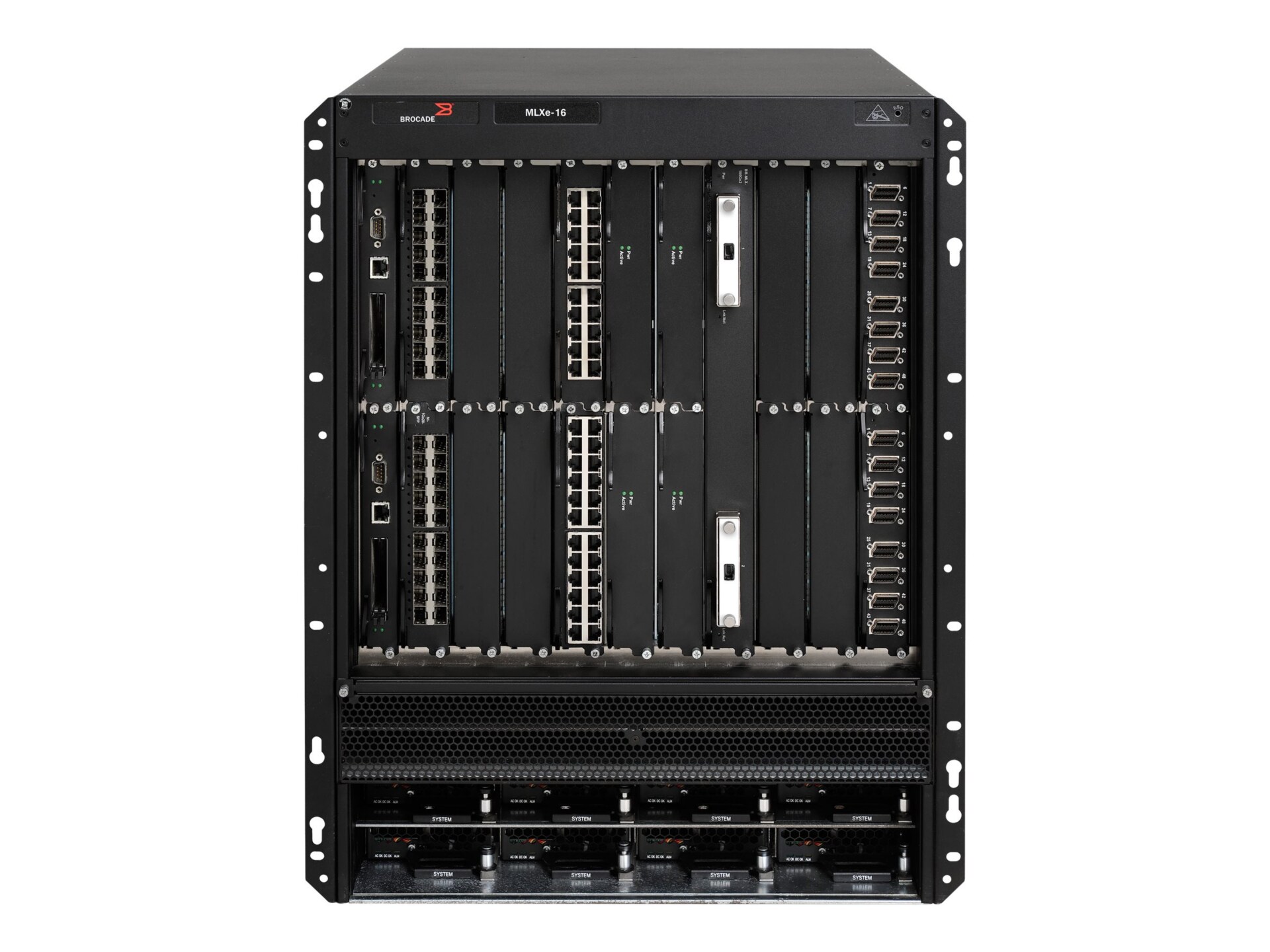 Brocade MLX Series MLXe-16 - router - rack-mountable