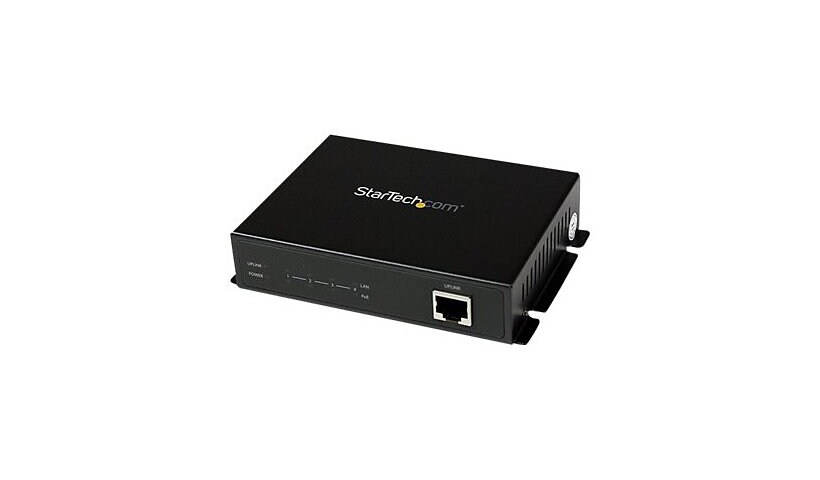 StarTech.com 5 Port Industrial Gigabit PoE Switch - 4pt Power over Ethernet