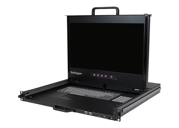 StarTech.com 17" HD 1080p Dual Rail Rackmount LCD Console w/ Front USB
