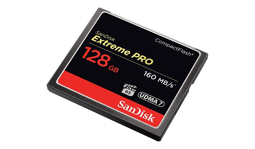 SanDisk Extreme Pro - flash memory card - 128 GB - CompactFlash
