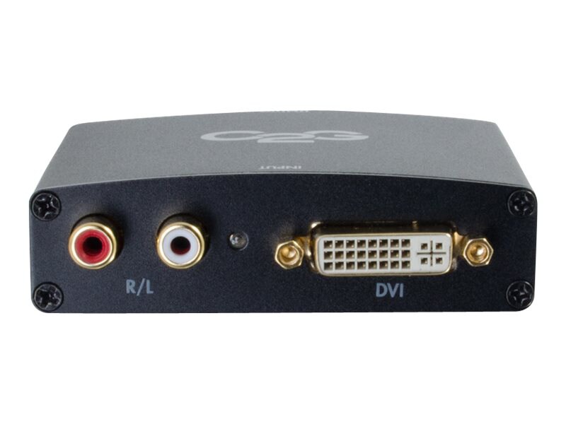 C2G DVI-D and Stereo Audio to HDMI Adapter Converter - video converter - bl