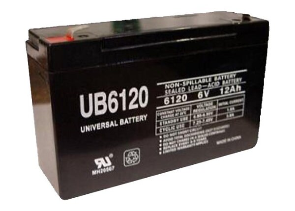 eReplacements Premium Power Products UB6120-ER - UPS battery - lead acid - 12 Ah