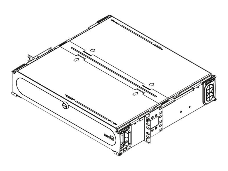 Leviton Opt-X 1000i Rack-Mount Enclosure - fiber-optic splice tray holder -