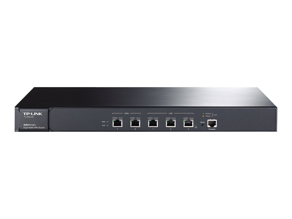 TP-Link SafeStream TL-ER6120 - v3 - router - desktop, rack-mountable