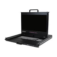 StarTech.com HD 1080p Dual Rail Rackmount LCD Console with Front USB - KVM