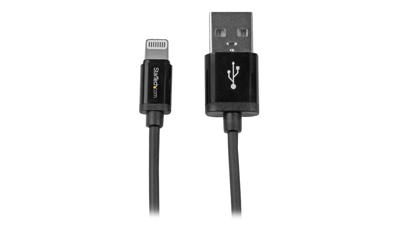 StarTech.com 15cm / 6in Short Apple Lightning to USB Cable - Black