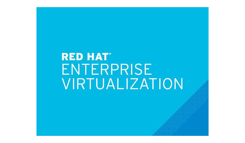 Red Hat Enterprise Virtualization - standard subscription (3 years) - 4 soc