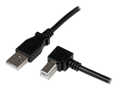 StarTech.com 2m USB 2.0 A to Right Angle B Cord-2 m USB Printer Cable - USBAB2MR - -