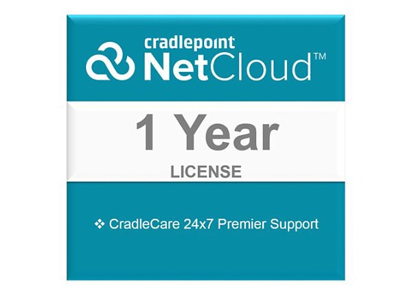 Cradlepoint CradleCare Premier - extended service agreement - 1 year - shipment