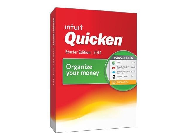 Quicken Starter Edition 2014 - box pack