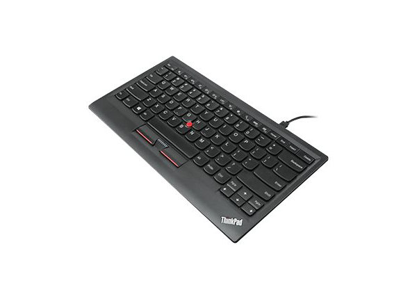 Lenovo ThinkPad Compact USB Wired Keyboard with TrackPoint - 0B47190 - -