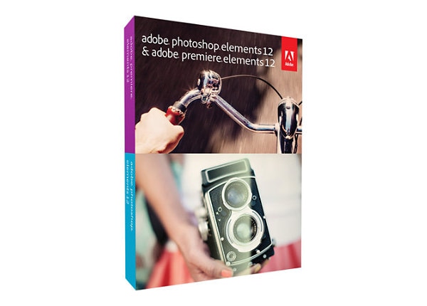Adobe Photoshop Elements 12 plus Adobe Premiere Elements 12 - box pack