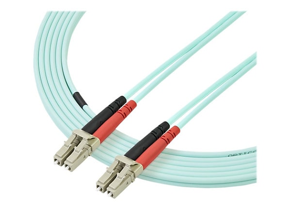StarTech.com 3m (10ft) OM3 Multimode Fiber Cable, LOMMF Fiber Patch Cord