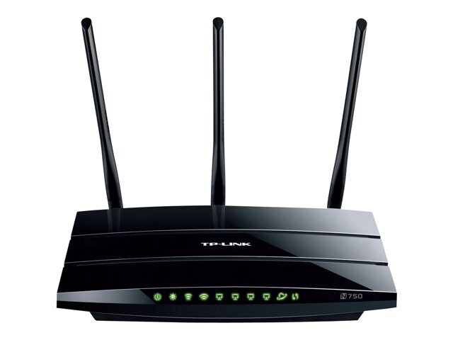 TP-LINK TL-WDR4300 N750 Dual Band Gigabit Router with Twin USB Ports - wireless router - 802.11a/b/g/n - desktop