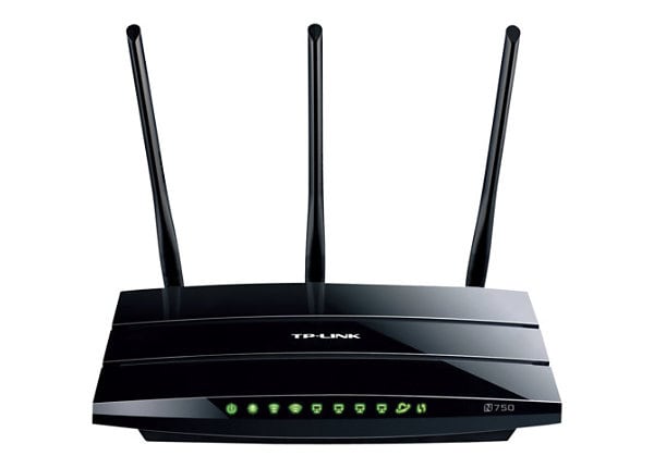 TP-LINK TL-WDR4300 N750 Dual Band Gigabit Router with Twin USB Ports - wireless router - 802.11a/b/g/n - desktop