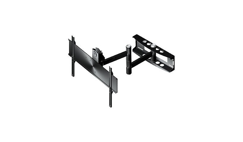 Peerless Full-Motion Plus Wall Mount PLA50-UNLP - mounting kit - for flat panel - black