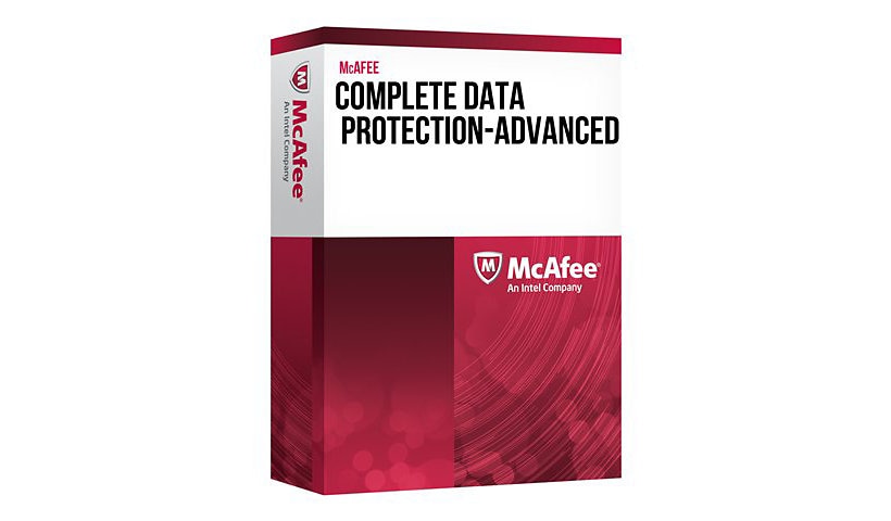 McAfee Complete Data Protection Advanced - upgrade license + 1 Year Gold Business Support - 1 node or 1 VDI