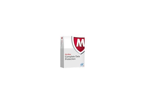 McAfee Complete Data Protection - competitive upgrade license + 1 Year Gold Business Support - 1 node or 1 VDI