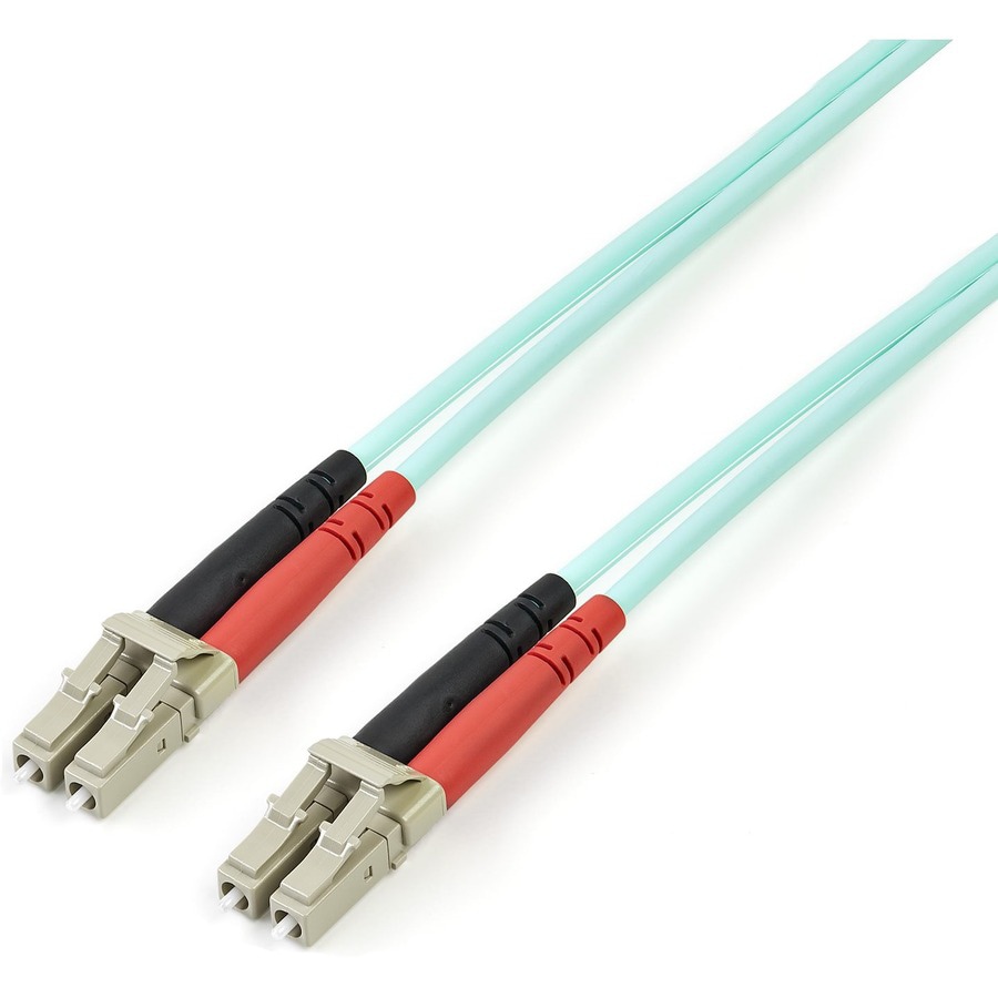 StarTech.com 3m (10ft) OM3 Multimode Fiber Optic Cable, LC/UPC to LC/UPC, LOMMF Fiber Patch Cord