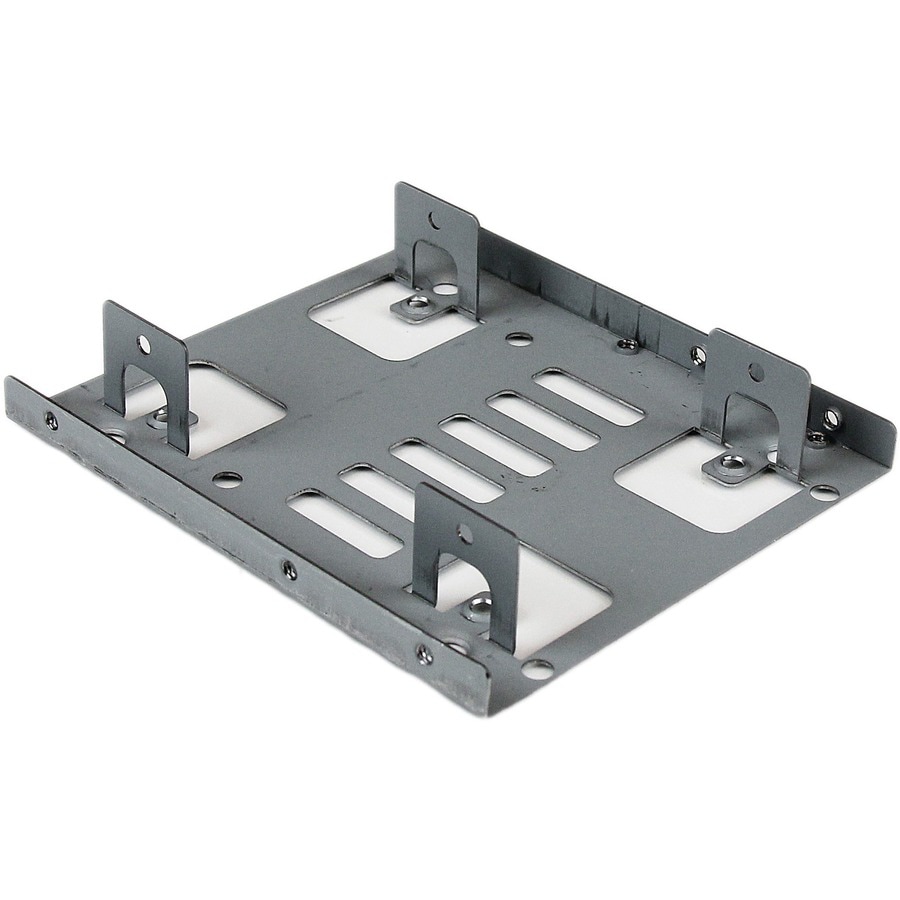 Thumbnail 5 of 8 for StarTech.com Dual 2.5" to 3.5" HDD Bracket for SATA Hard Drives, 2 Drive 2.5" to 3.5" Bracket for Mounting Bay, TAA