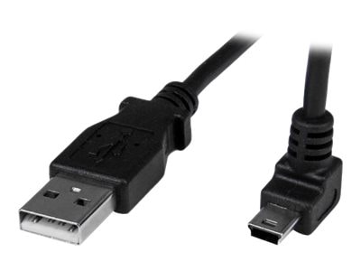 StarTech.com 1m Mini USB Cable Cord - A to Up Angle Mini B - Up Angled Mini