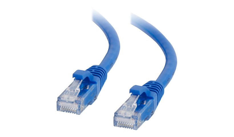 C2G 7ft Cat6a Snagless Unshielded (UTP) Ethernet Cable - Cat6a Network Patch Cable - PoE - Blue