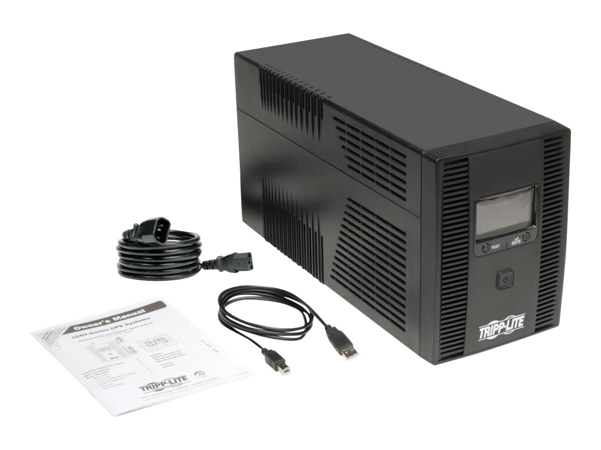 Thumbnail 4 of 7 for Eaton Tripp Lite Series UPS Smart 1500VA 900W Tower AVR LCD 230V USB C13 - UPS - 900 Watt - 1500 VA