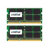 Crucial - DDR3 - kit - 8 GB: 2 x 4 GB - SO-DIMM 204-pin - 1600 MHz / PC3-12